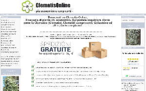 Il sito online di Clematis-Online