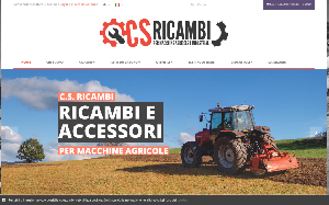 Il sito online di CS Ricambi