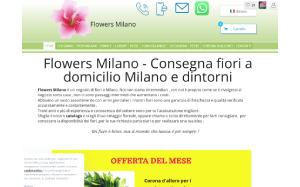 Il sito online di Flowers Milano