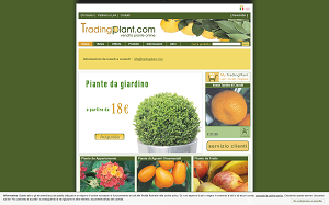 Il sito online di Tradingplant Agrumi