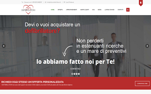 Il sito online di Defibrillatori Italia