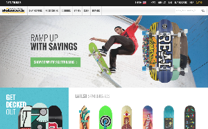Il sito online di Warehouse Skateboards