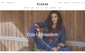 Il sito online di Please Fashion