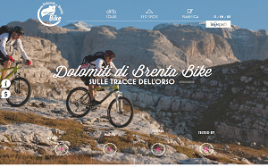Il sito online di Dolomiti Brenta Bike