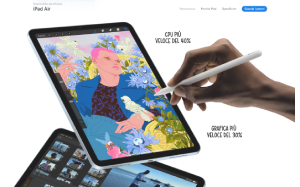Il sito online di iPad Air