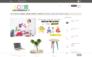 Il sito online di La Corbeille Eshop
