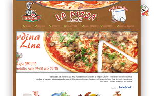Il sito online di La Pizza a Casa Roma