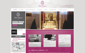 Il sito online di Il Regence Hotel Parigi