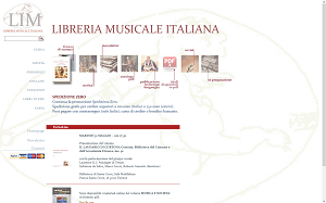 Il sito online di LIM Libreria Musicale Italiana