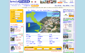 Il sito online di LovelyItalia