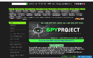 Il sito online di Spyproject