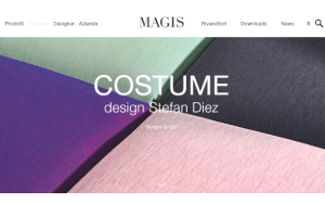 Il sito online di Magis design