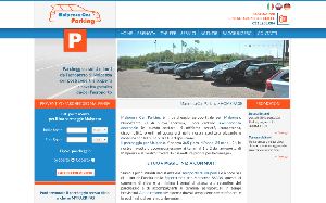 Il sito online di Malpensa Car Parking