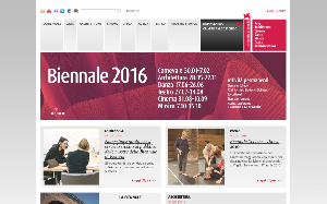 Il sito online di La Biennale di Venezia