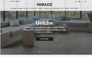 Il sito online di Marazzi