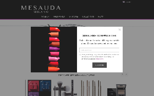 Il sito online di Mesauda Cosmetics
