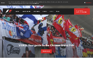 Il sito online di Formula 1