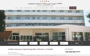 Il sito online di Hotel Mioni Royal San
