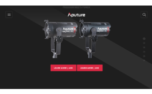 Il sito online di Aputure