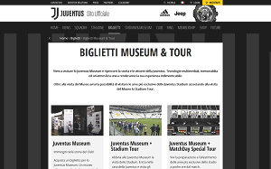 Il sito online di Juventus Museum