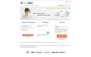 Il sito online di MyFax