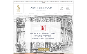 Il sito online di New and Lingwood