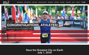Il sito online di New york Triathlon