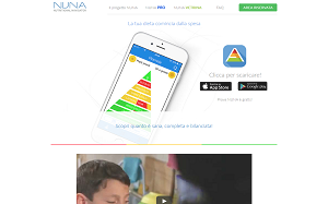 Il sito online di Nuna Nutritional Navigator