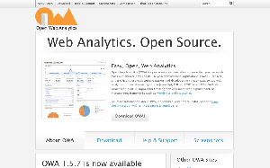 Il sito online di Open Web Analytics