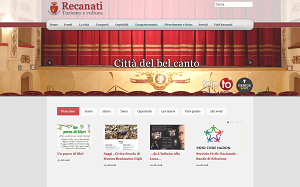 Il sito online di Recanati Turismo