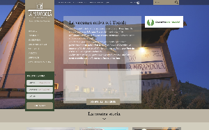 Il sito online di La Mirandola Hotel