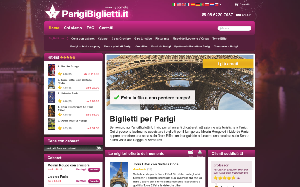 Il sito online di ParigiBiglietti