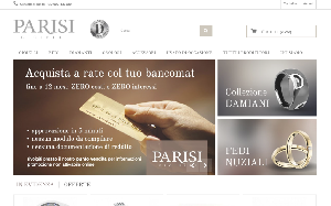 Il sito online di Parisi Gioielli