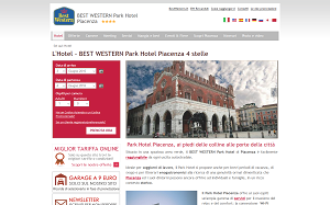 Il sito online di Park Hotel Piacenza