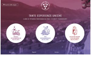 Il sito online di Strada del vino Valtellina