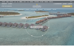 Il sito online di Anantara Hotels