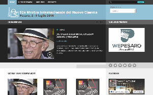 Il sito online di Mostra Internazionale del Nuovo Cinema