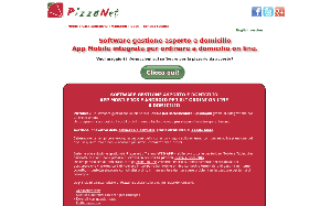 Il sito online di PizzaNet Italia