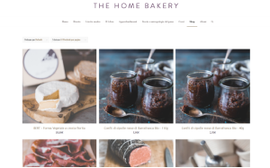 Il sito online di The Home Bakery