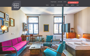 Il sito online di Fusion Hotels Praga
