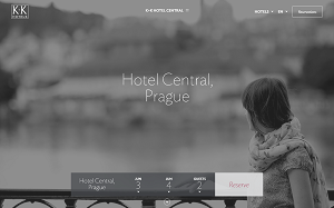Il sito online di Hotel Centrale KK Praga