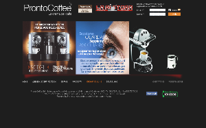 Il sito online di Pronto Coffee