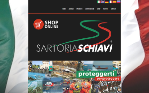Il sito online di Sartoria Schiavi