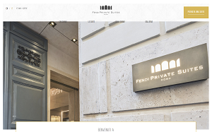 Il sito online di Fendi Private Suites