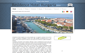 Il sito online di Residence Hotel Hungaria GRADO