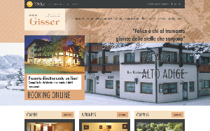 Il sito online di Hotel Gisser