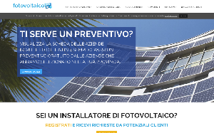 Il sito online di Fotovoltaico Per Te
