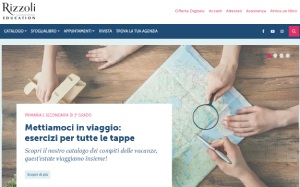 Il sito online di Rizzoli Education