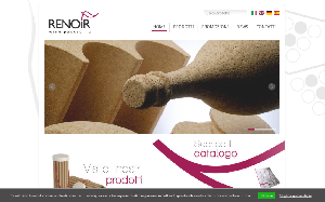 Il sito online di Renoir wine packaging