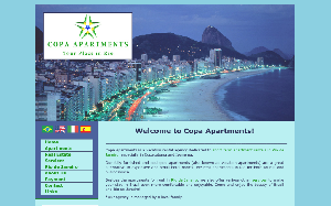 Il sito online di Copa Apartments